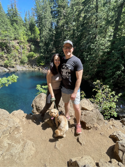 Blue pool hiking spot